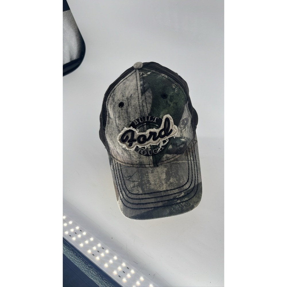 Ford Tough Camo Baseball Hat Cap Adjustable Trucker
